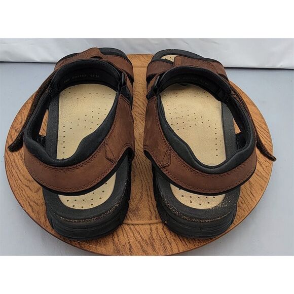 ECCO Brown Leather Sport Sandals Men\'s Size 13 EU 47